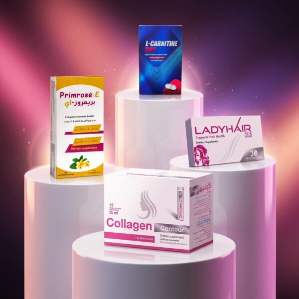 Glow Inside Out Bundle - Collagen Contour, Lady Hair, Primerose-E, L-Carnitine Zinc Glow Inside Out Bundle - Collagen Contour, Lady Hair, Primerose-E, L-Carnitine Zinc